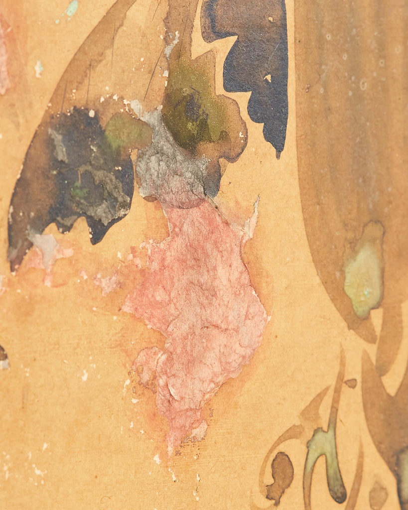 Pair of Japanese Edo Rinpa School Screens after Sostesu