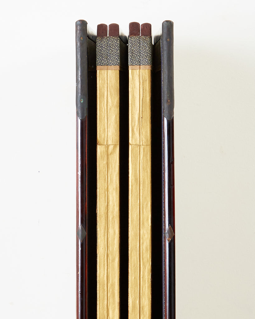 Pair of Japanese Edo Rinpa School Screens after Sostesu