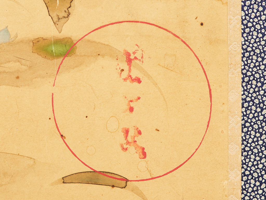 Pair of Japanese Edo Rinpa School Screens after Sostesu