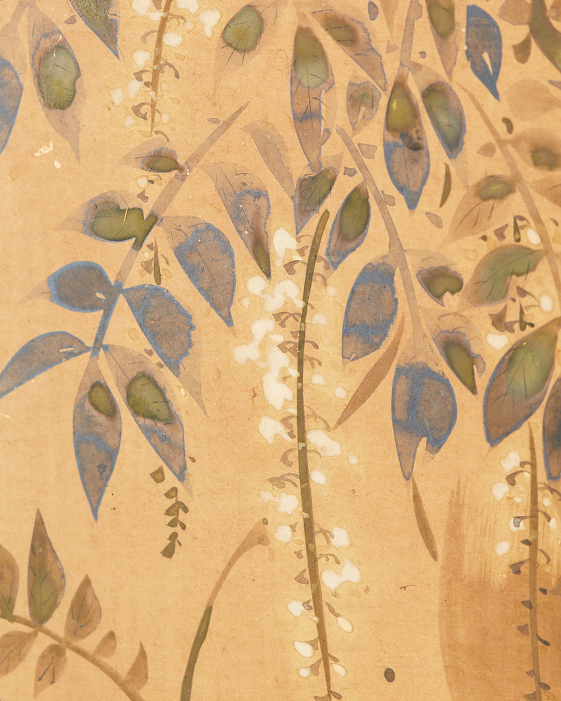 Pair of Japanese Edo Rinpa School Screens after Sostesu