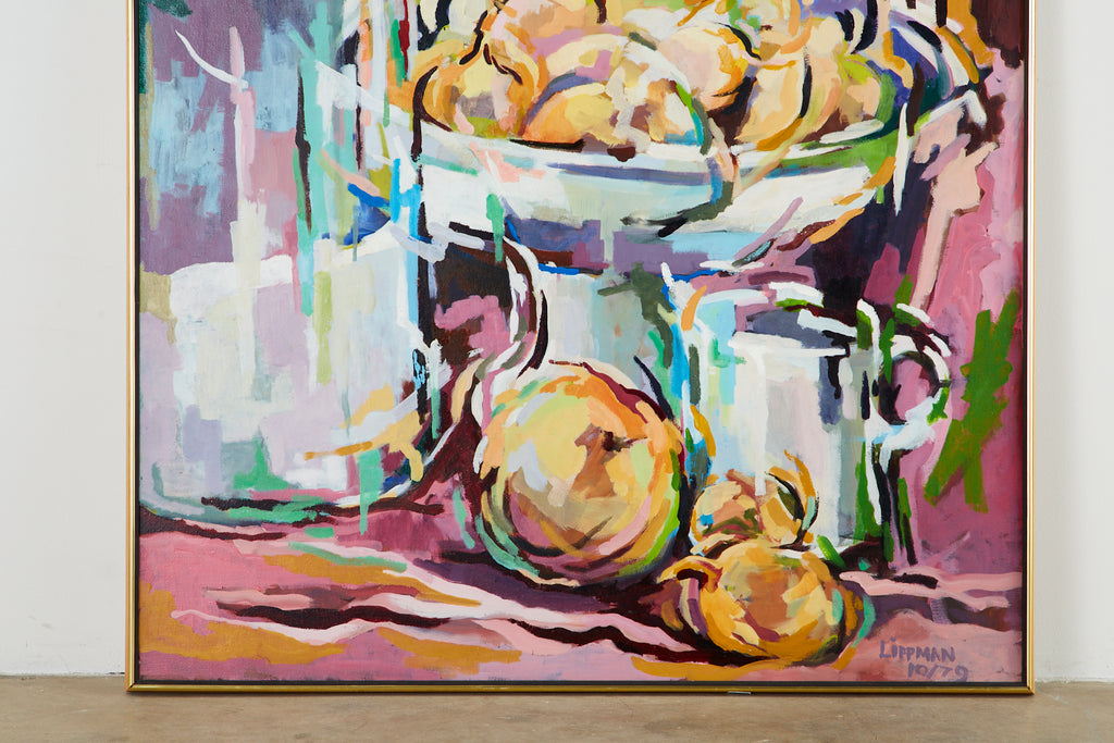 Still Life with Onions Oil Painting
