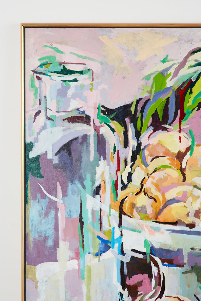 Still Life with Onions Oil Painting