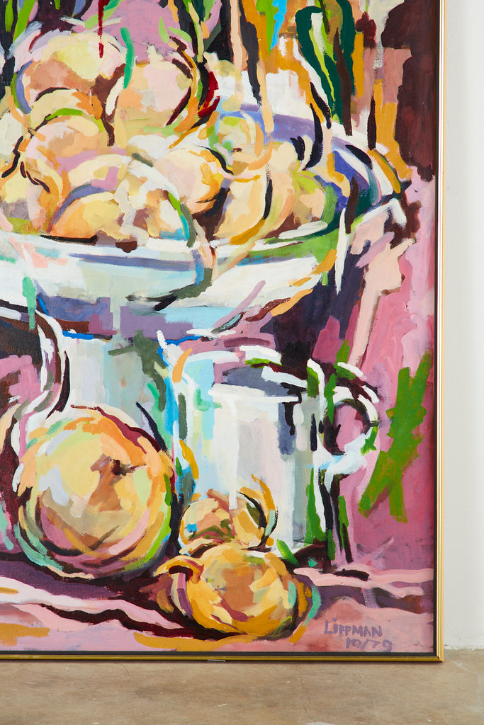 Still Life with Onions Oil Painting