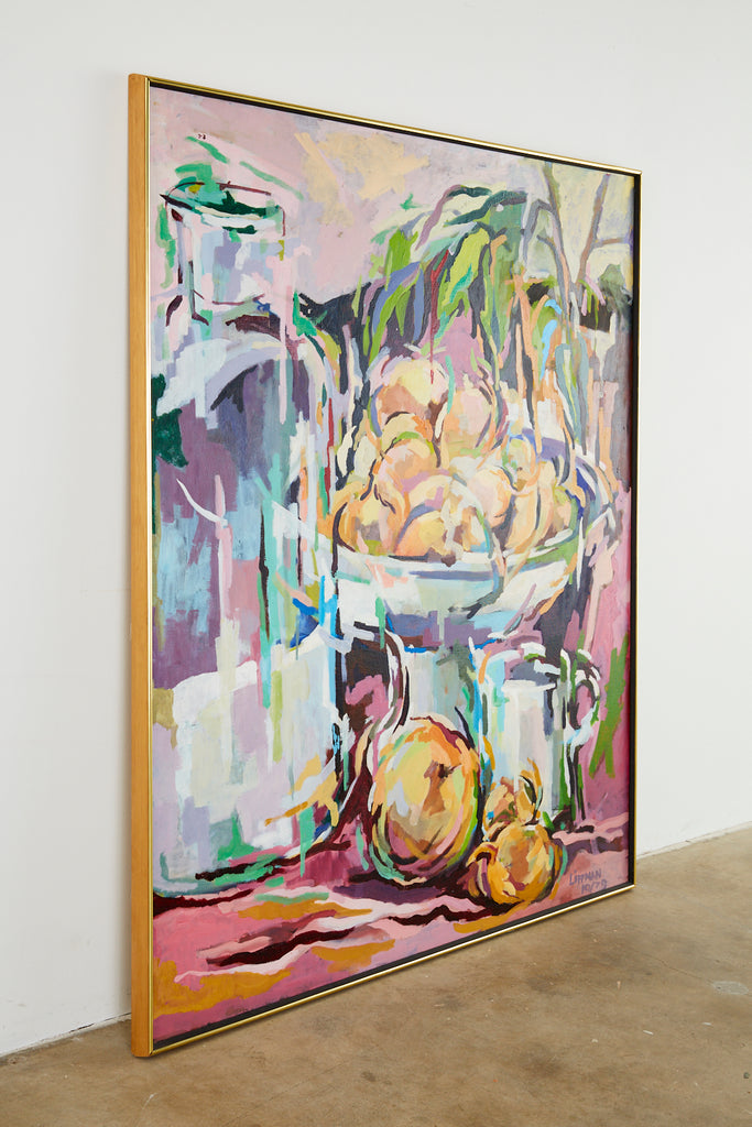 Still Life with Onions Oil Painting