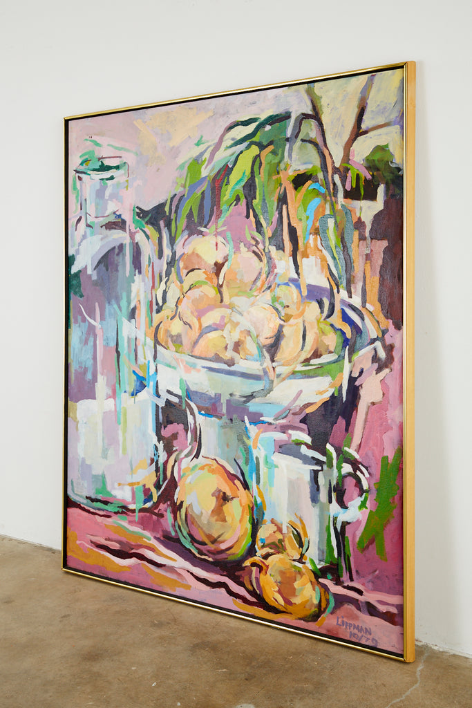 Still Life with Onions Oil Painting