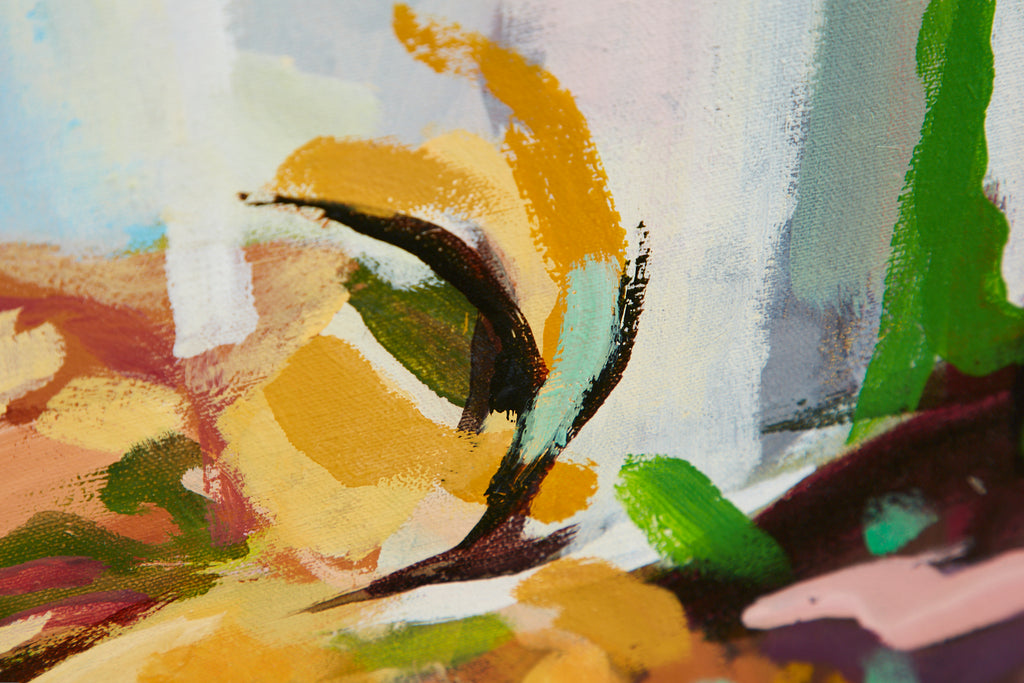 Still Life with Onions Oil Painting