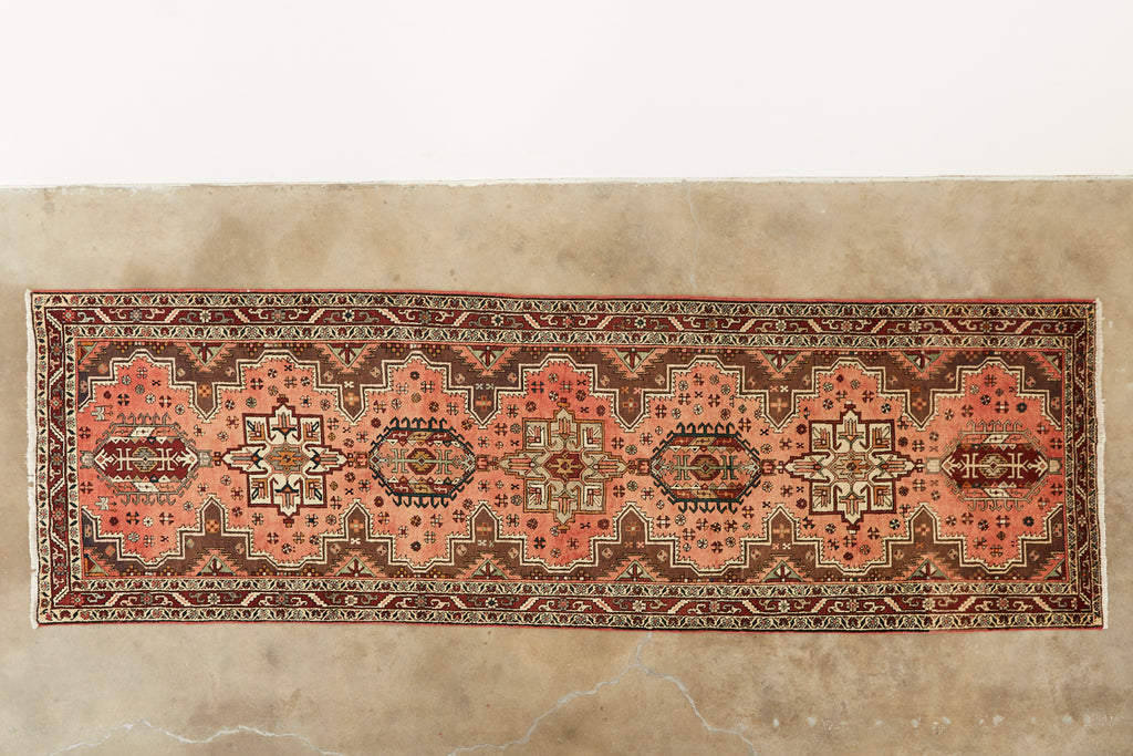 Semi Antique Persian Karajeh Heriz Rug Carpet