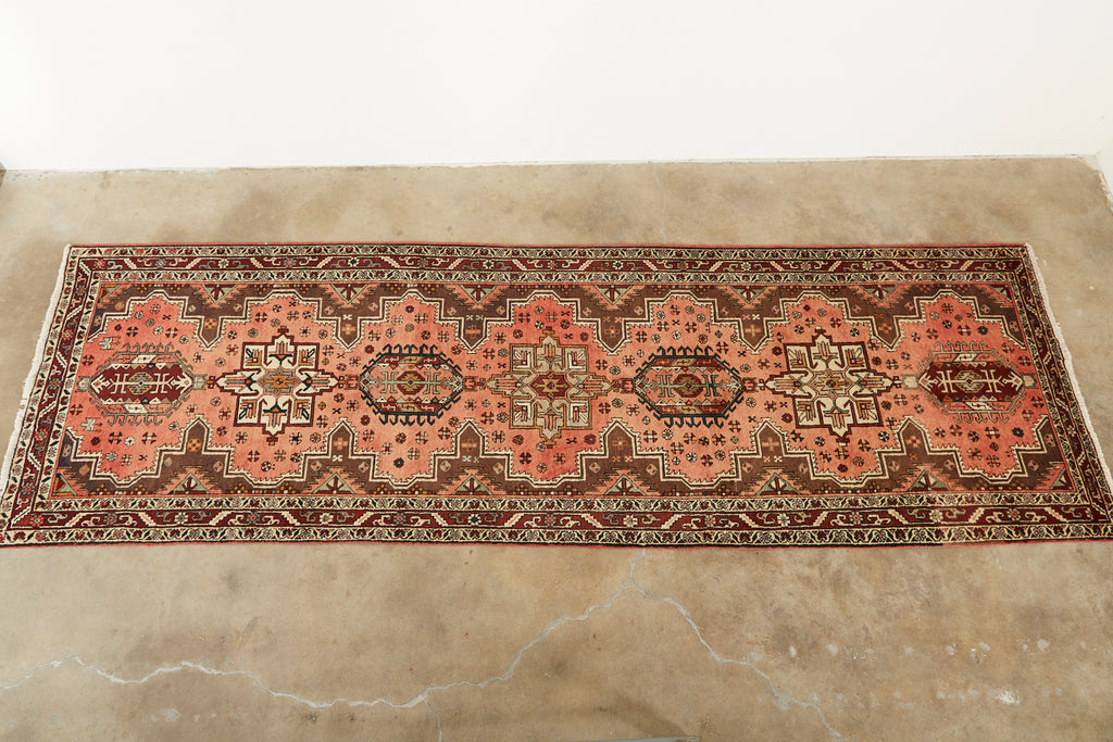 Semi Antique Persian Karajeh Heriz Rug Carpet