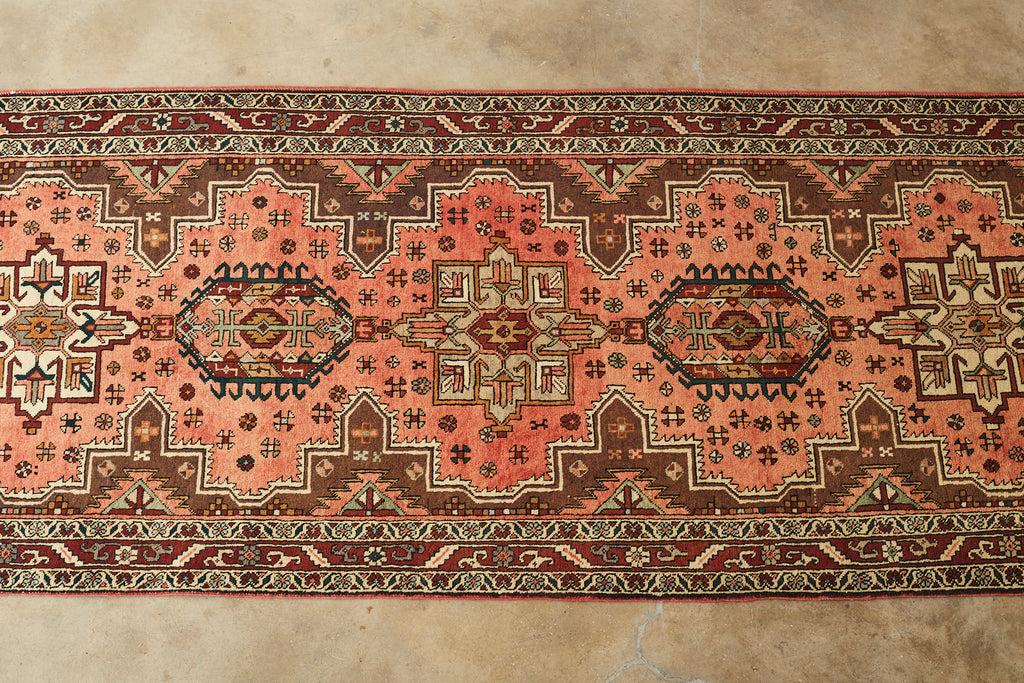 Semi Antique Persian Karajeh Heriz Rug Carpet