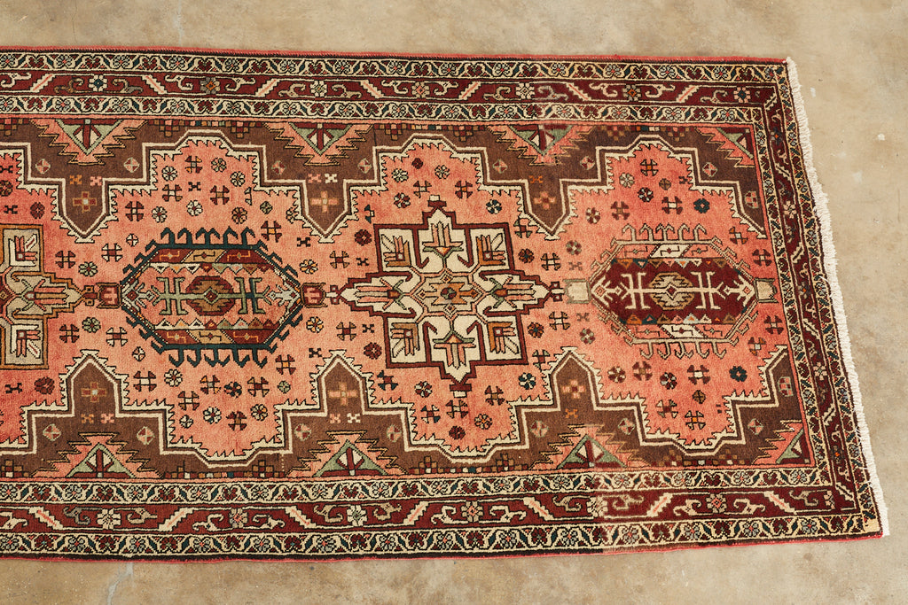 Semi Antique Persian Karajeh Heriz Rug Carpet