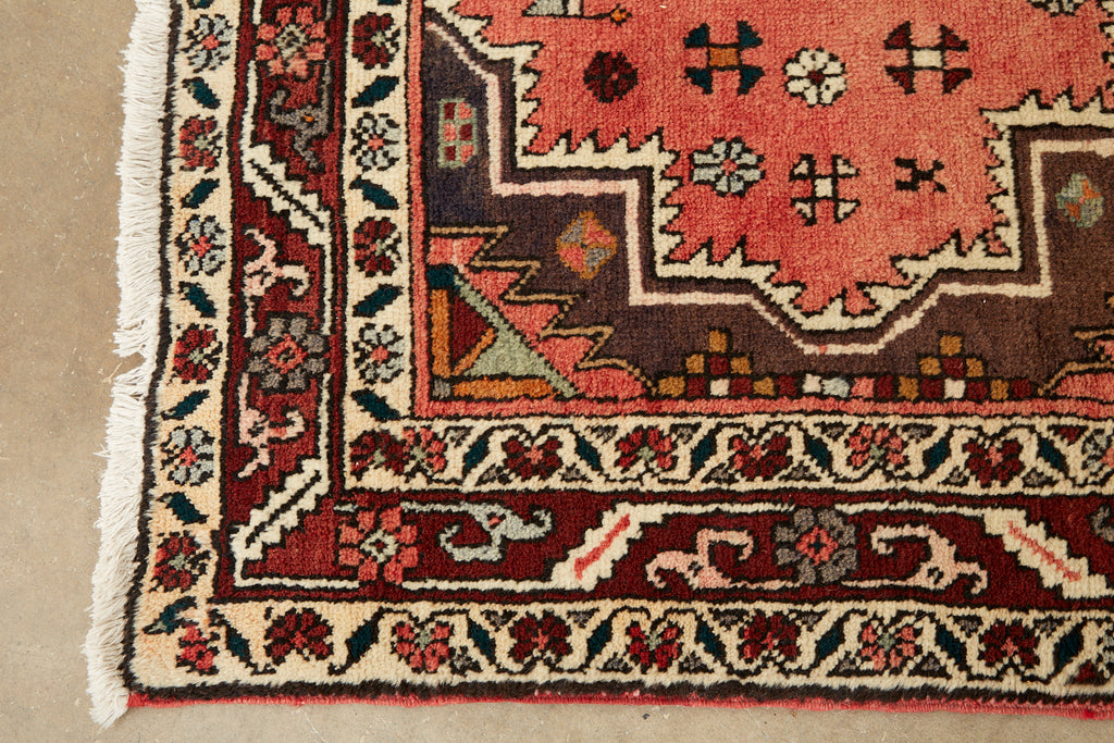 Semi Antique Persian Karajeh Heriz Rug Carpet