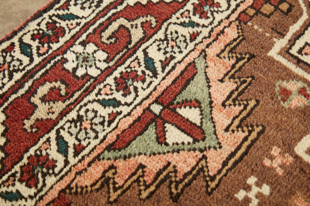 Semi Antique Persian Karajeh Heriz Rug Carpet