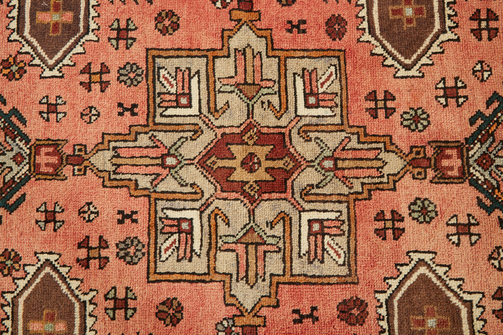 Semi Antique Persian Karajeh Heriz Rug Carpet