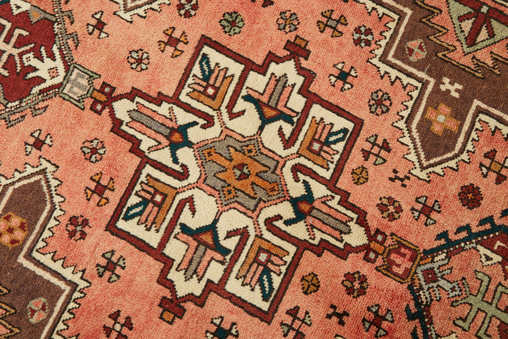 Semi Antique Persian Karajeh Heriz Rug Carpet