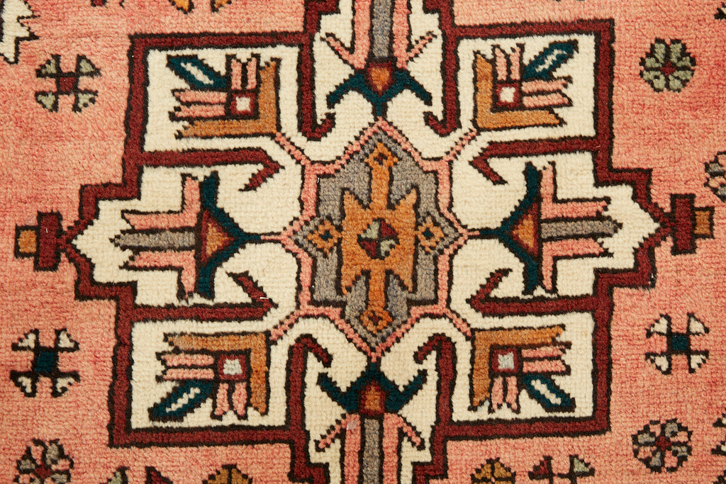 Semi Antique Persian Karajeh Heriz Rug Carpet