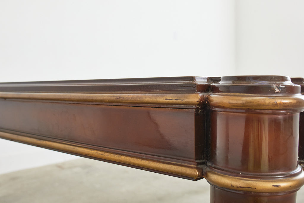 Jules Leleu Attributed French Art Deco Dining Writing Table