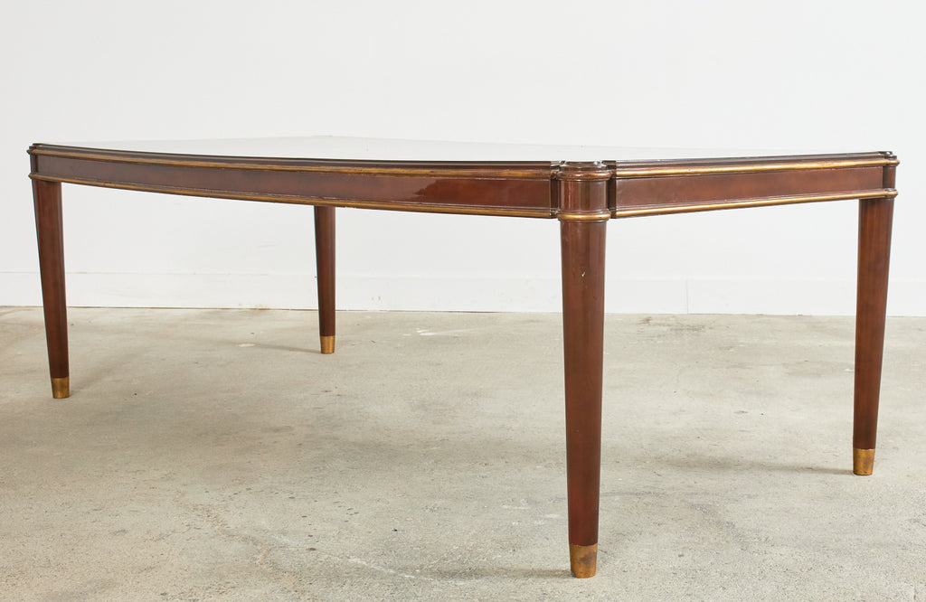 Jules Leleu Attributed French Art Deco Dining Writing Table