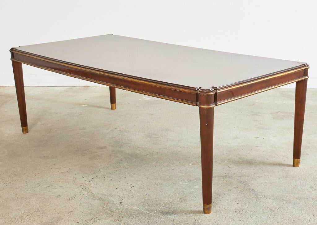 Jules Leleu Attributed French Art Deco Dining Writing Table