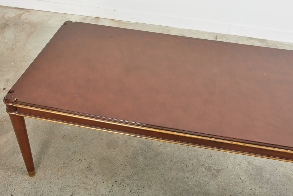 Jules Leleu Attributed French Art Deco Dining Writing Table