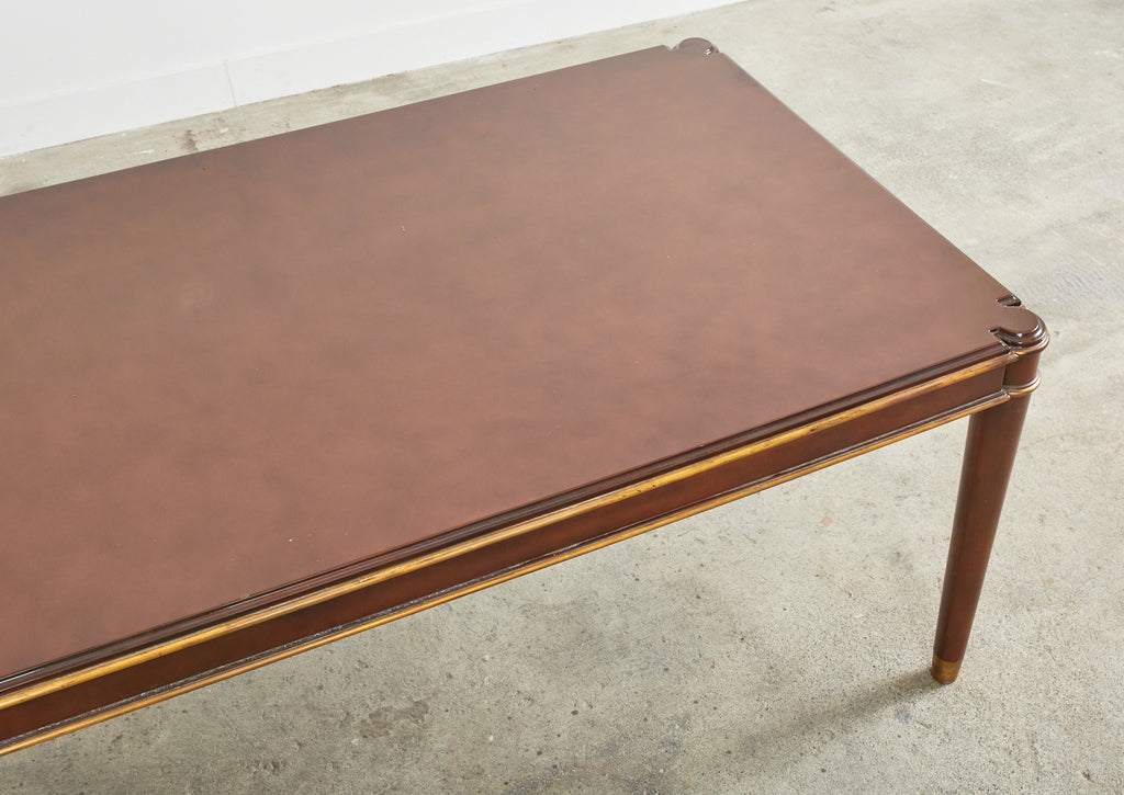 Jules Leleu Attributed French Art Deco Dining Writing Table