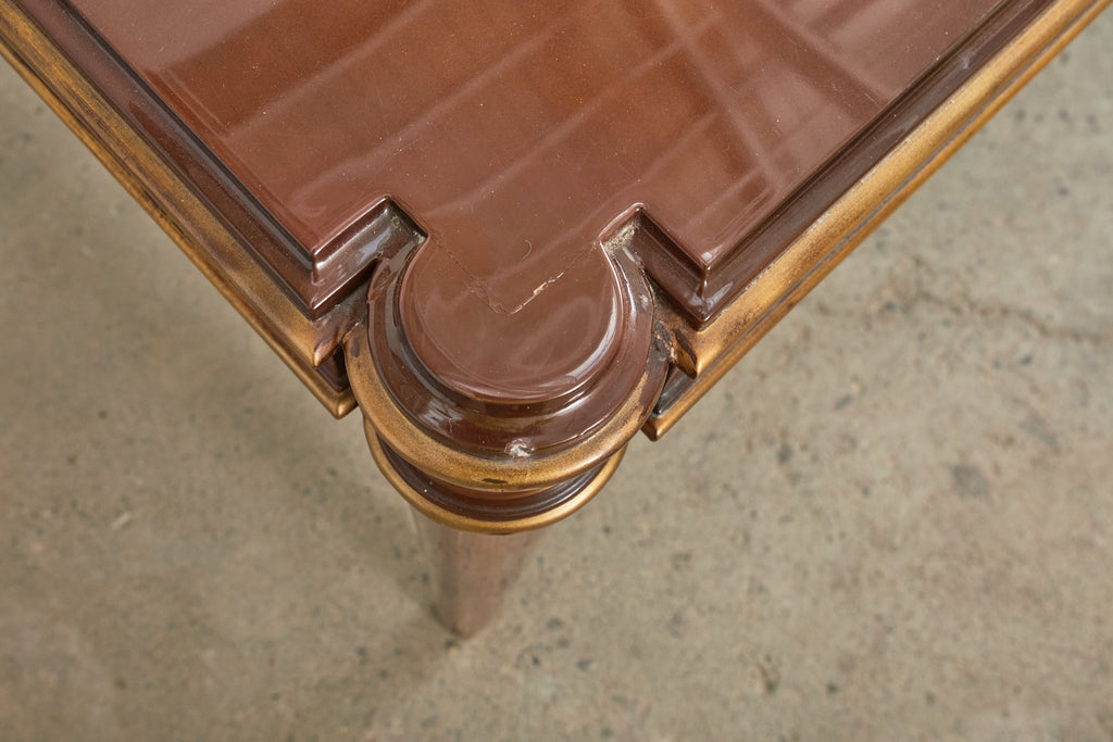 Jules Leleu Attributed French Art Deco Dining Writing Table