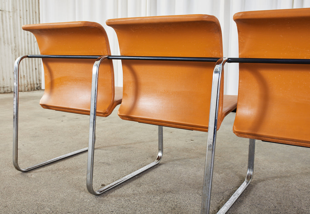 Midcentury Three Seat Tandem Chairs Peter Protzman Herman Miller