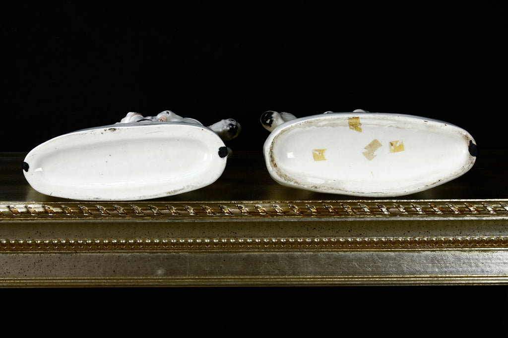 Pair of 19th Century Staffordshire Scottish Highlander Hunters