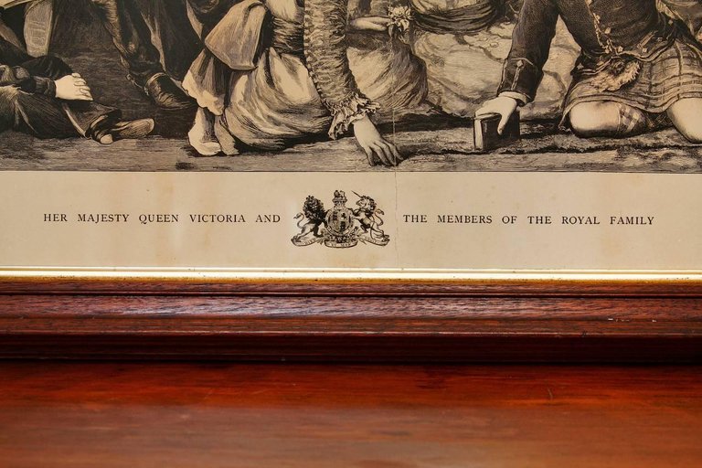 Her Majesty Queen Victoria and Members of the Royal Family Engraving