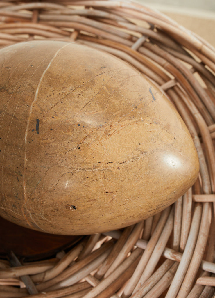 Set of Three Large Italian Marble Eggs