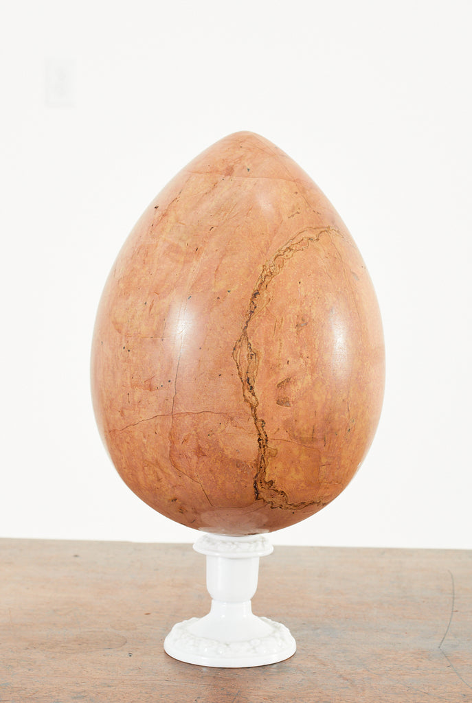 Set of Three Large Italian Marble Eggs