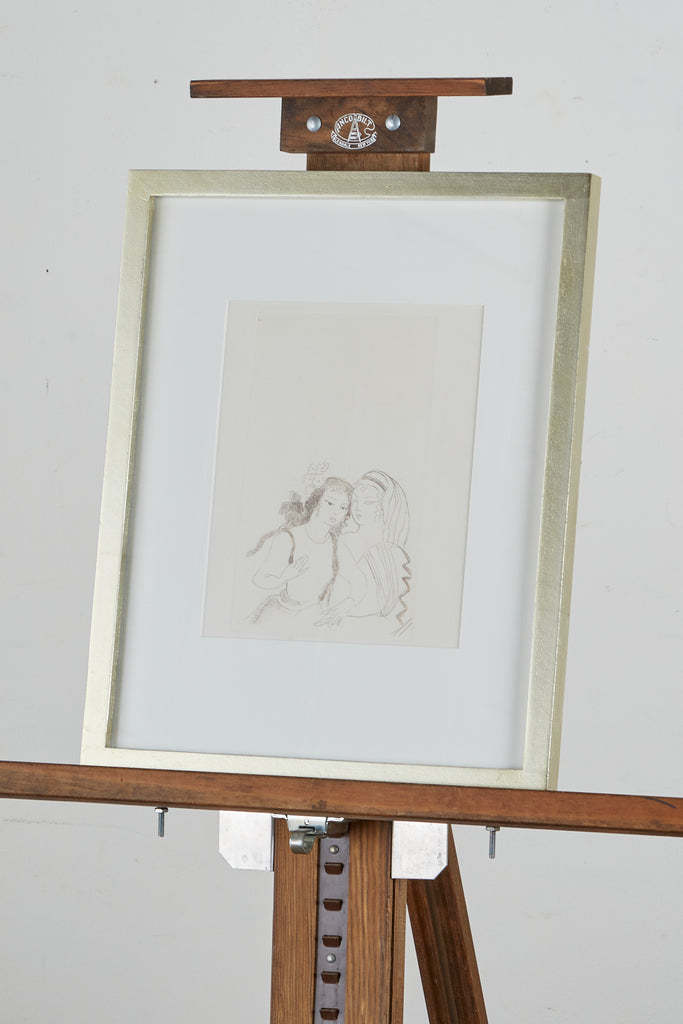 "Two Women" Pair Etchings