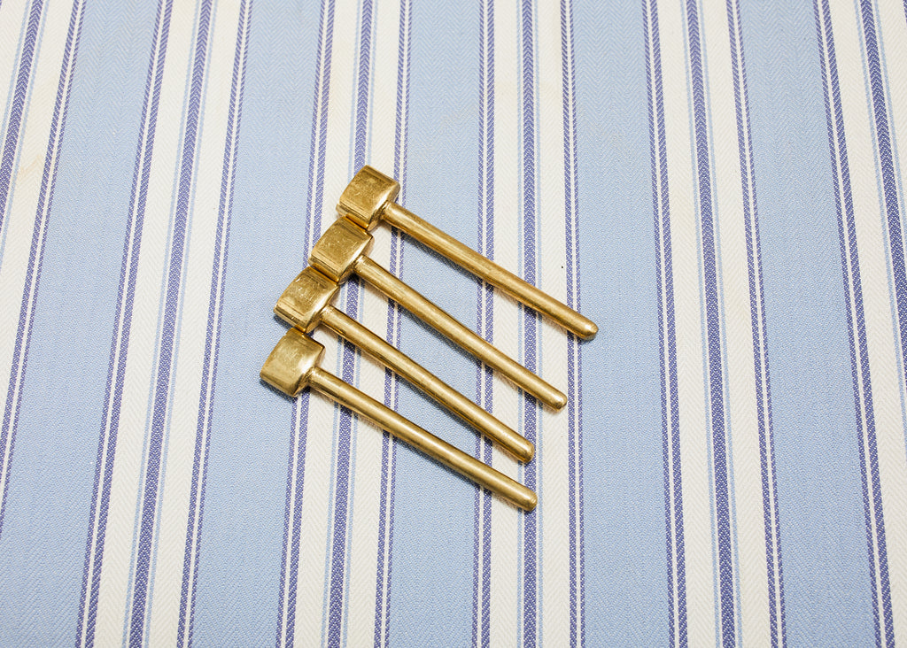 McGuire Organic Modern Rattan Folding Three-Panel Screen