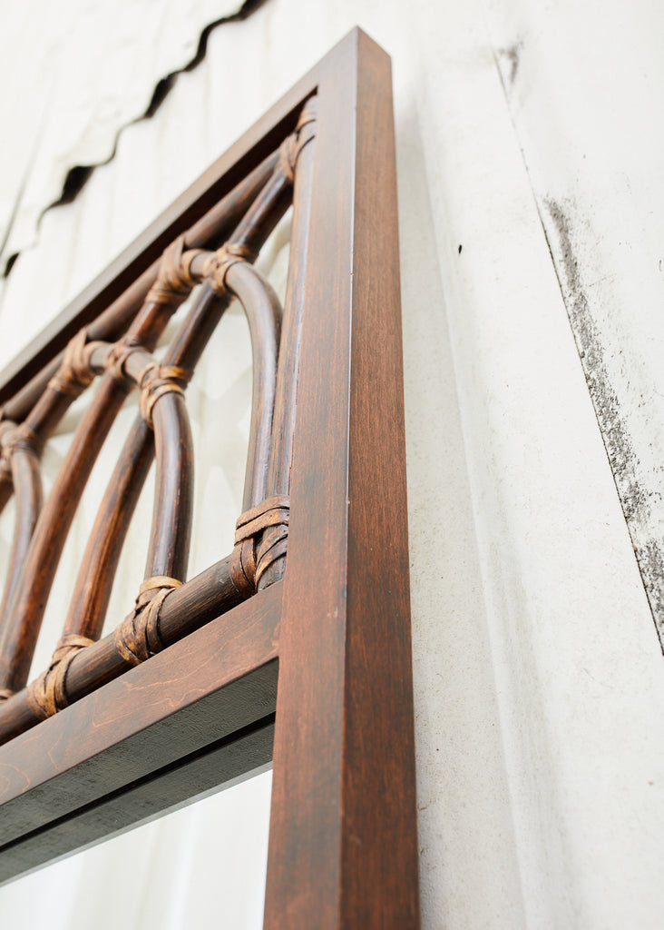 McGuire Organic Modern Rattan Folding Three-Panel Screen