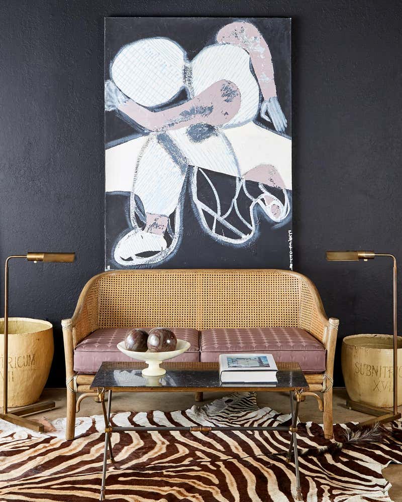 Cyrstofer Abstract Kneeling Figural Painting