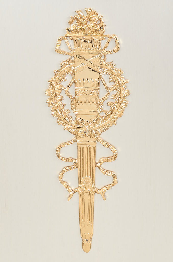 Maison Jansen Attributed Neoclassical Style Steel Marble Top Desk