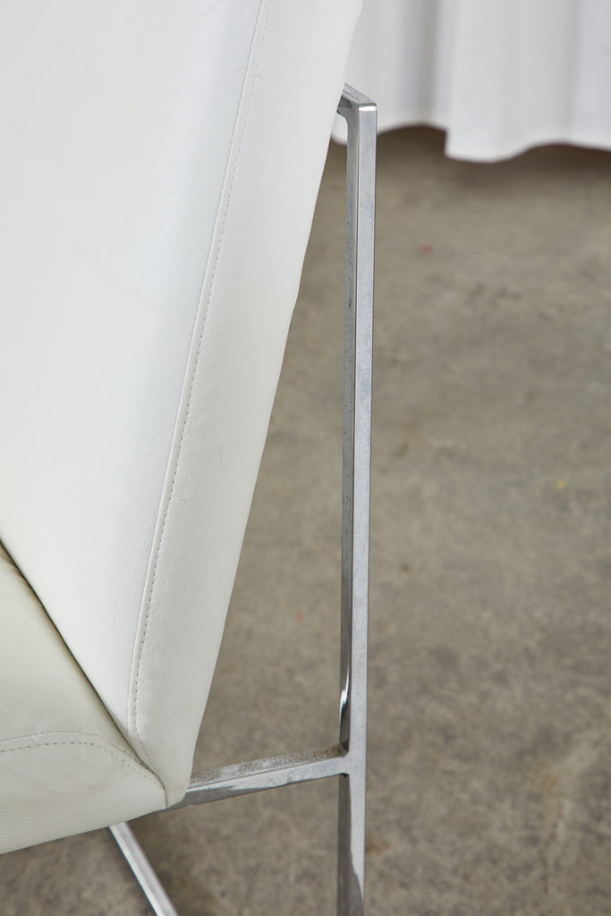 Set of 12 Milo Baughman 1187 Thin Line Chrome Dining Chairs