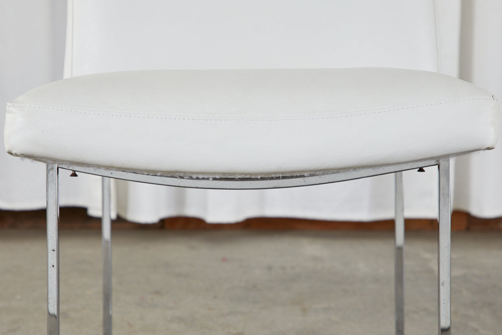 Set of 12 Milo Baughman 1187 Thin Line Chrome Dining Chairs