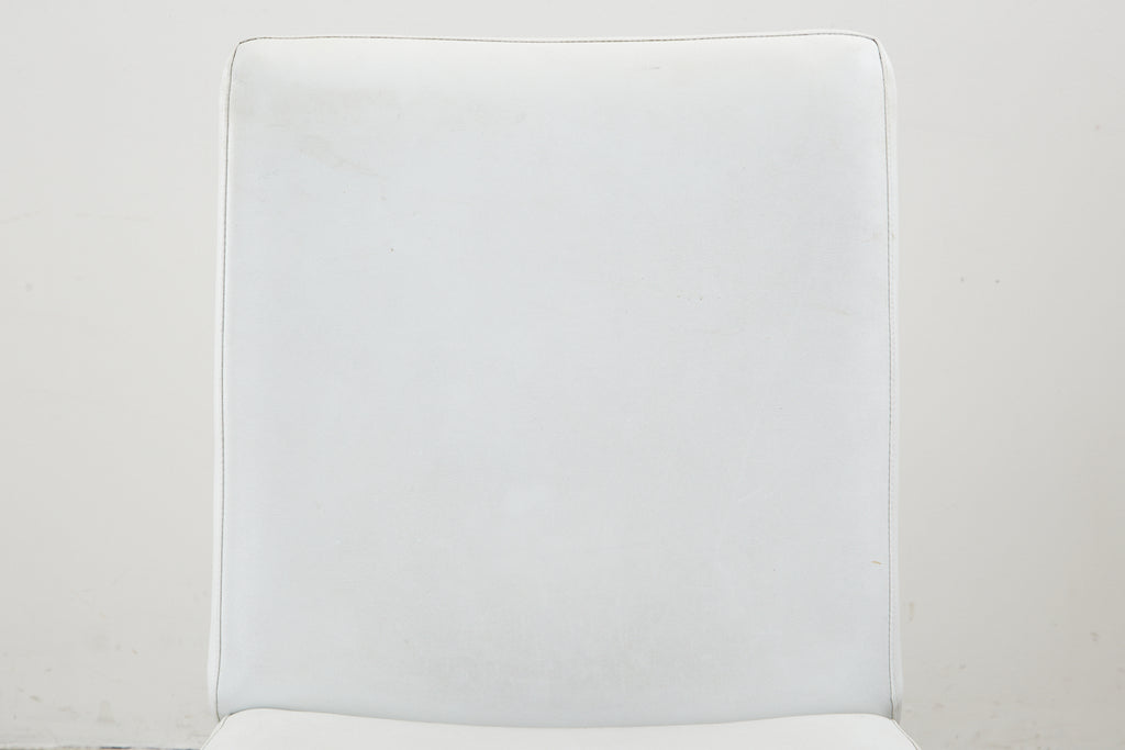 Set of Four Milo Baughman Thin Line Chrome Dining Chairs