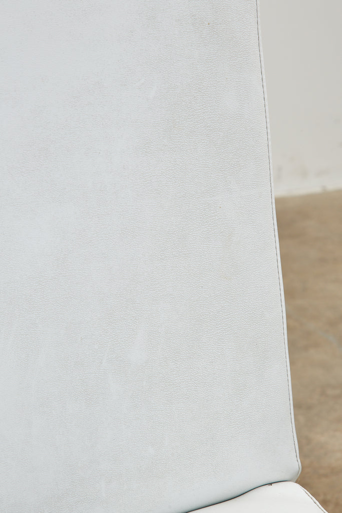 Set of Four Milo Baughman Thin Line Chrome Dining Chairs