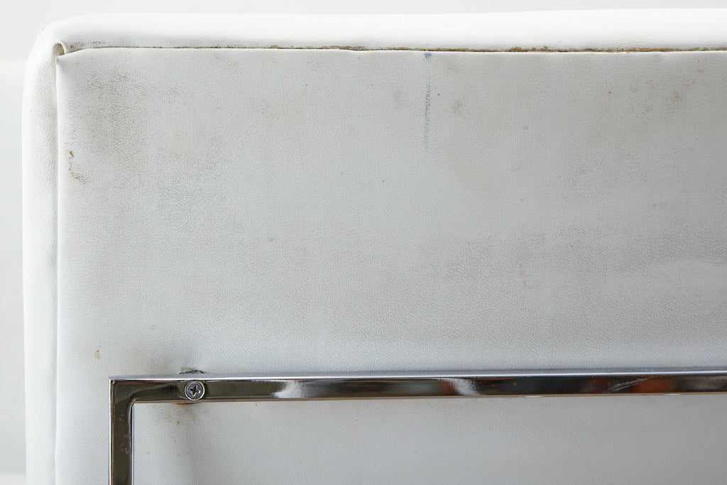 Set of Four Milo Baughman Thin Line Chrome Dining Chairs