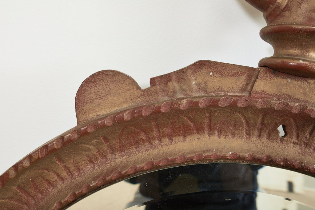 Cast Iron Double Sided Watchmaker Jeweler Trade Sign Mirror