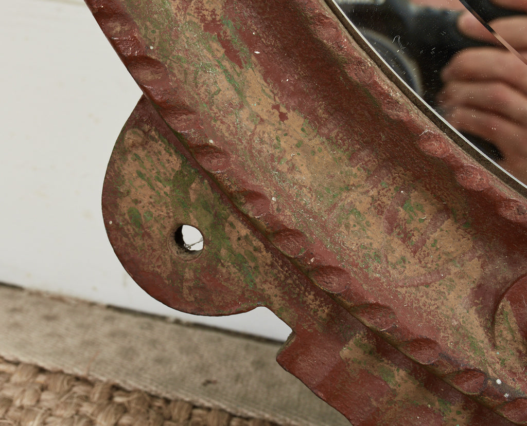 Cast Iron Double Sided Watchmaker Jeweler Trade Sign Mirror