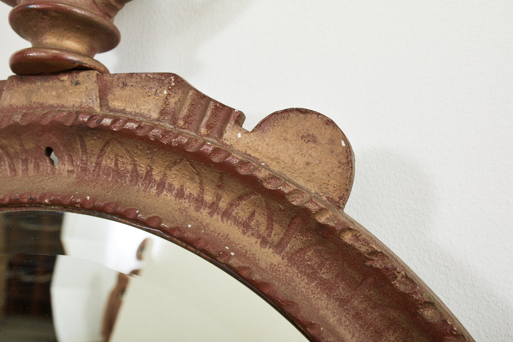 Cast Iron Double Sided Watchmaker Jeweler Trade Sign Mirror