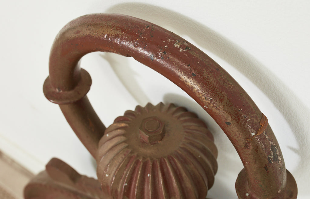 Cast Iron Double Sided Watchmaker Jeweler Trade Sign Mirror