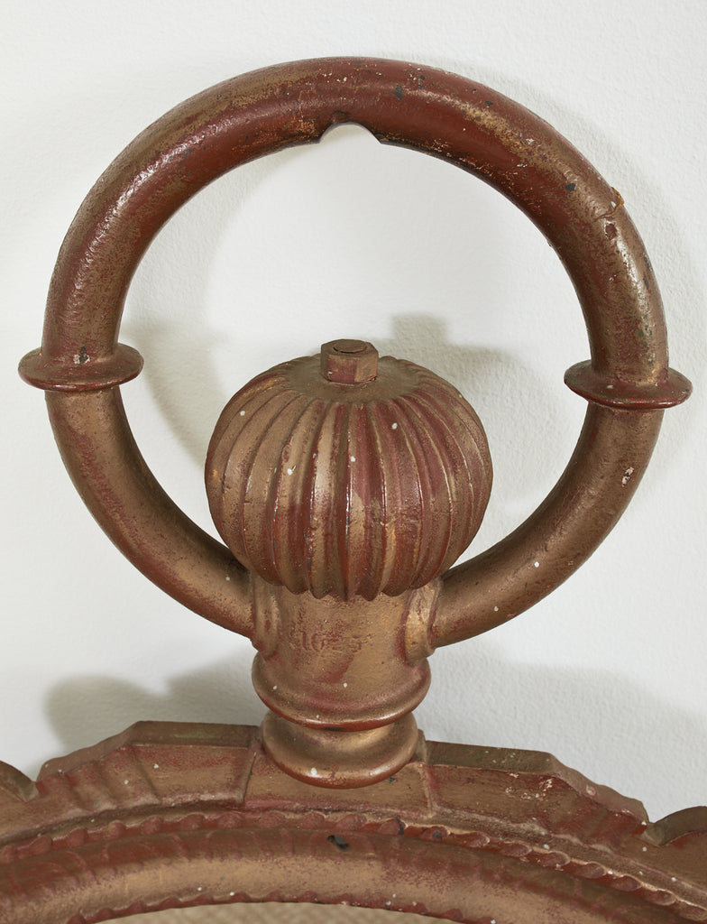 Cast Iron Double Sided Watchmaker Jeweler Trade Sign Mirror