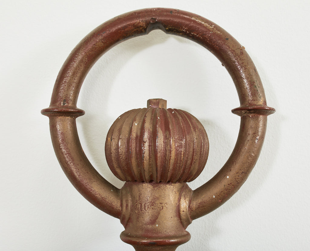 Cast Iron Double Sided Watchmaker Jeweler Trade Sign Mirror