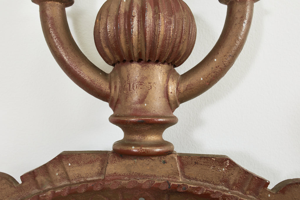 Cast Iron Double Sided Watchmaker Jeweler Trade Sign Mirror