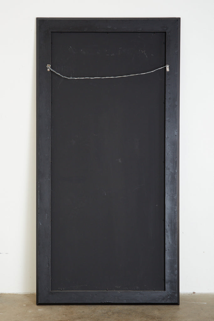 Faux Tortoiseshell and Ebony Dutch Baroque Style Mirror