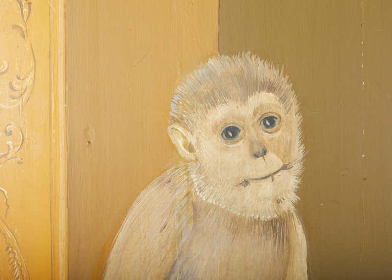 19th Century Italian Baroque Style Trompe L'oeil Cabinet