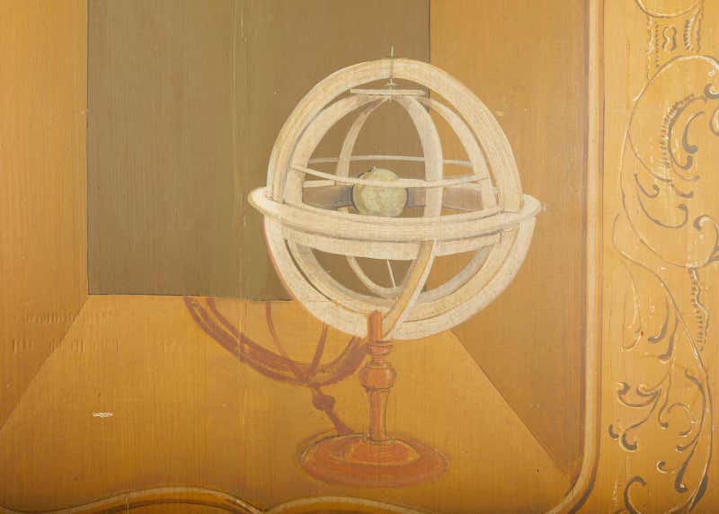 19th Century Italian Baroque Style Trompe L'oeil Cabinet